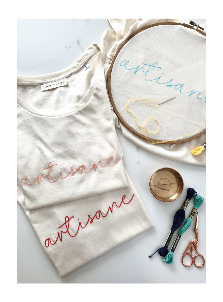 TSHIRT FEMME - ARTISANE (10 COULEURS)