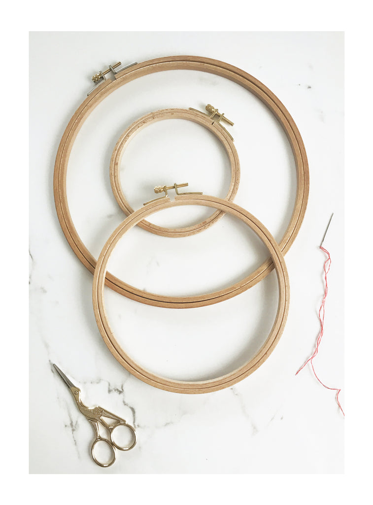 TAMBOUR DE BRODERIE - 25 CM